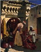 unknow artist Arab or Arabic people and life. Orientalism oil paintings 150 oil painting on canvas